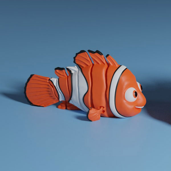 图片[2]-小丑鱼-3D合纵社-3D打印模型STL格式3mf格式免费下载！