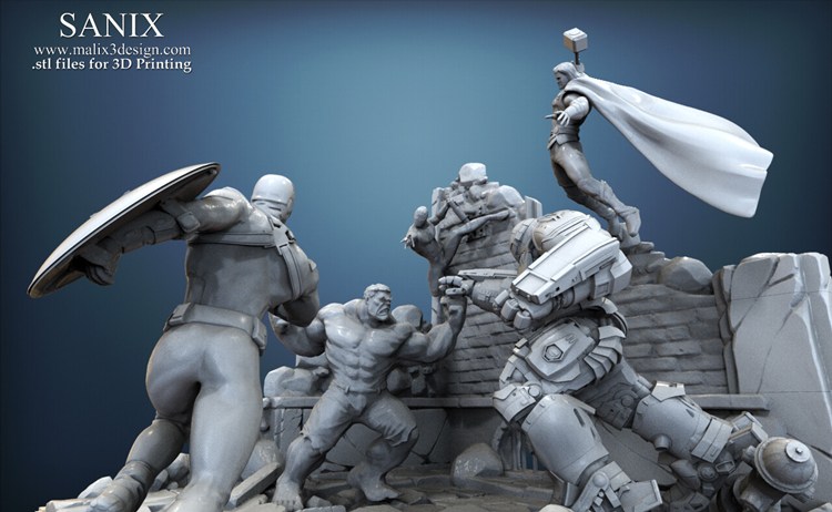 图片[2]-复联内战-3D合纵社-3D打印模型STL格式3mf格式免费下载！