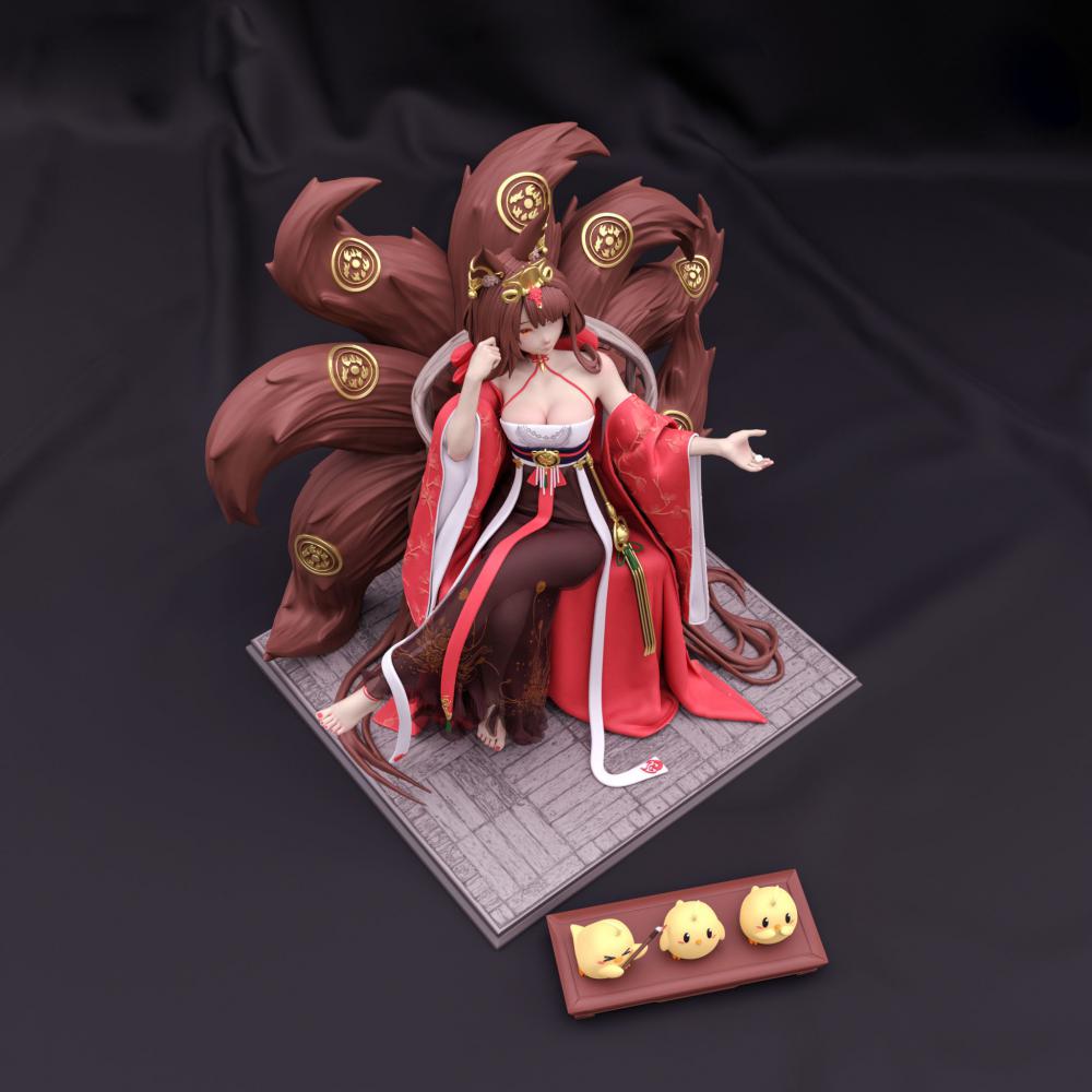 图片[3]-碧蓝航线 赤城-3D合纵社-3D打印模型STL格式3mf格式免费下载！