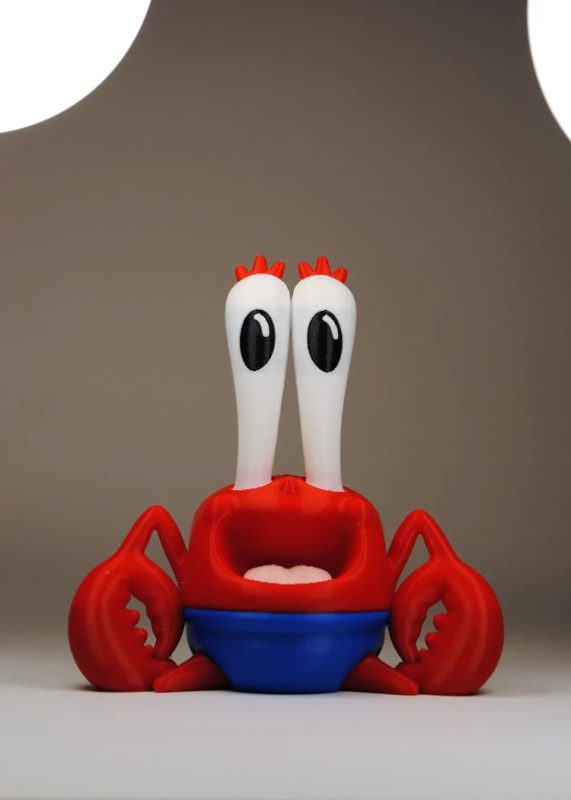 【海绵宝宝】蟹老板-3D合纵社-3D打印模型STL格式3mf格式免费下载！