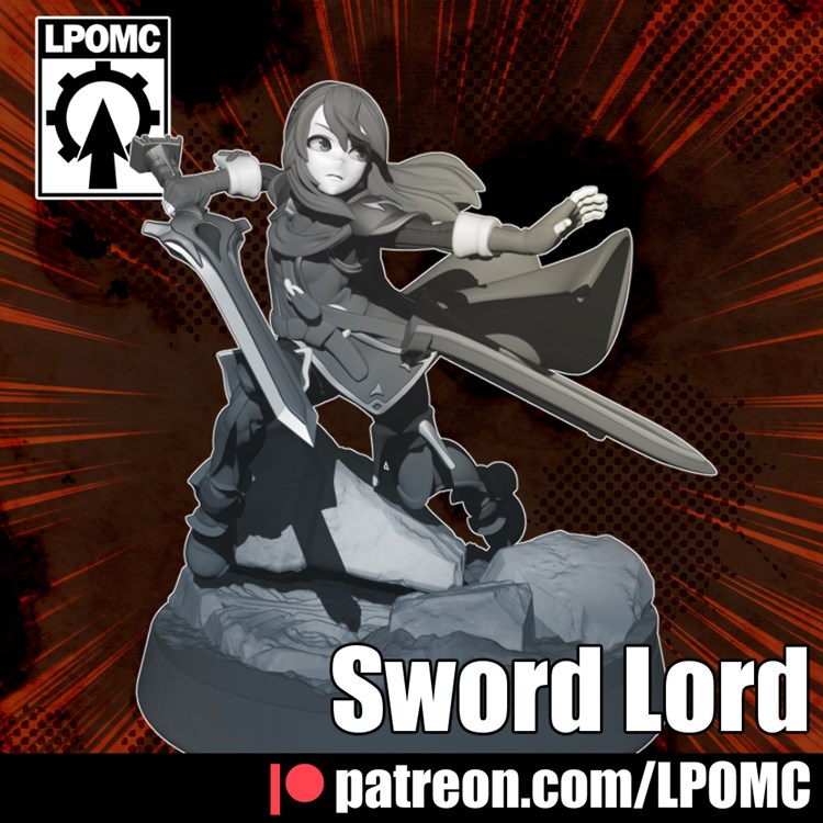 swordlord火焰之纹章-3D合纵社-3D打印模型STL格式3mf格式免费下载！