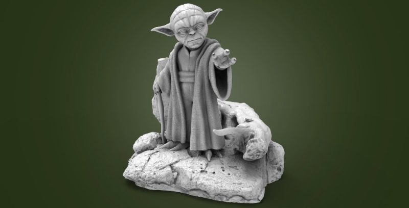 【星球大战】尤达-3D合纵社-3D打印模型STL格式3mf格式免费下载！