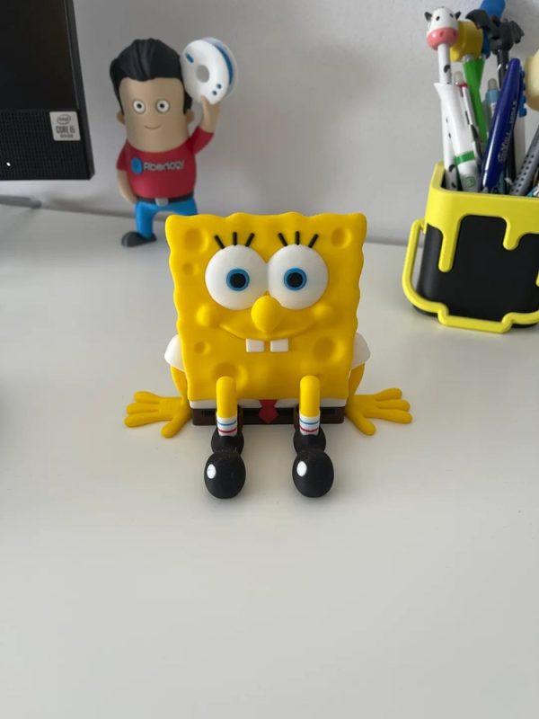 【海绵宝宝】海绵宝宝-3D合纵社-3D打印模型STL格式3mf格式免费下载！