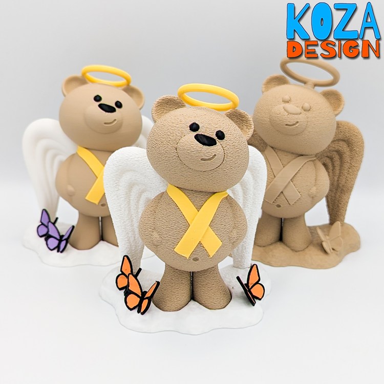 图片[3]-天使泰迪熊-3D合纵社-3D打印模型STL格式3mf格式免费下载！