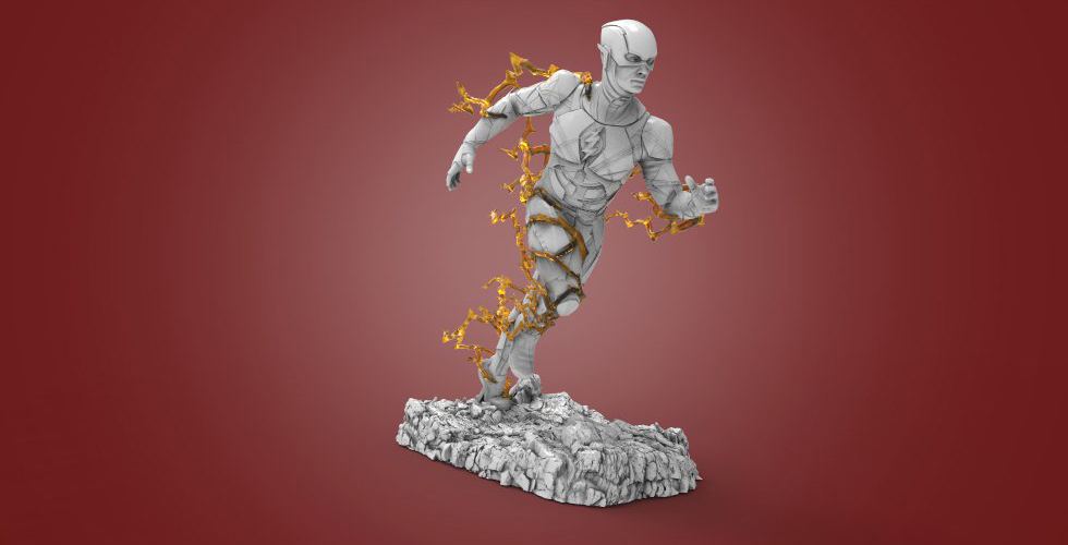 图片[2]-【DC英雄】Flash Rayos 奔跑的闪电侠-3D合纵社-3D打印模型STL格式3mf格式免费下载！