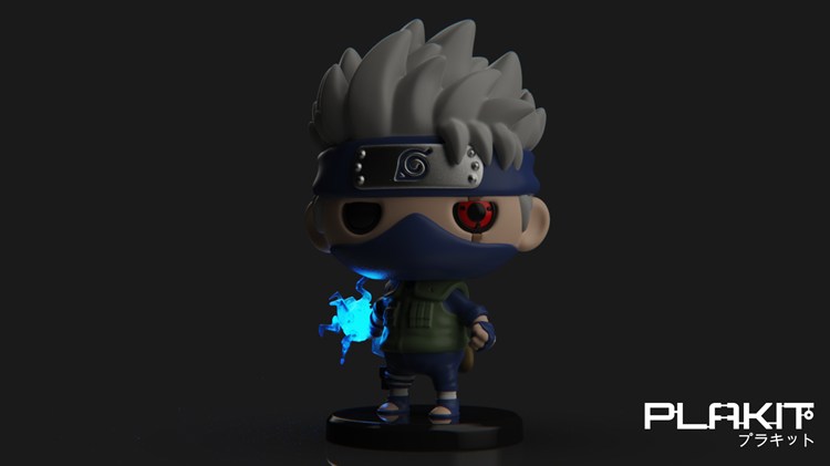 图片[3]-【火影忍者】Q版卡卡西-3D合纵社-3D打印模型STL格式3mf格式免费下载！