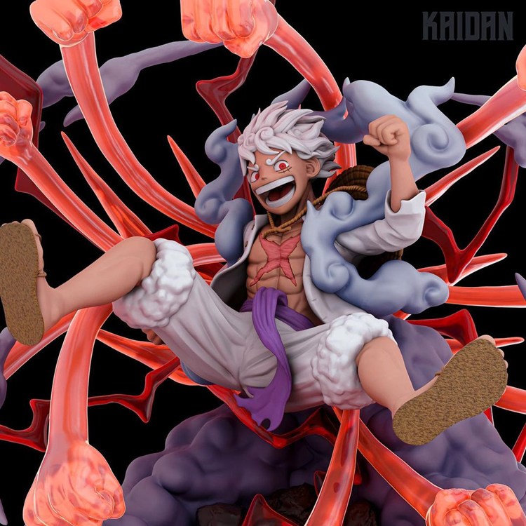 图片[2]-【海贼王】路飞5档形态-3D合纵社-3D打印模型STL格式3mf格式免费下载！