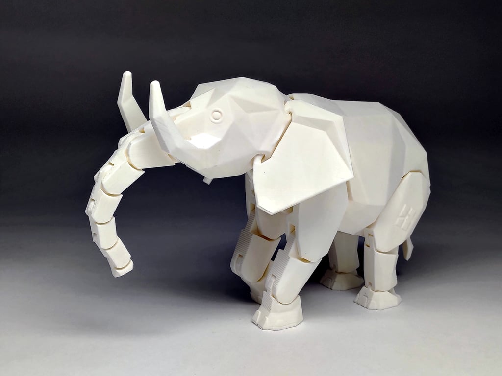 大象-3D合纵社-3D打印模型STL格式3mf格式免费下载！