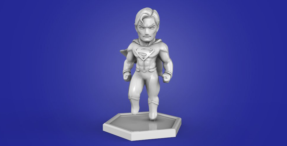 图片[4]-【DC英雄】Chibi Superman Q版超人-3D合纵社-3D打印模型STL格式3mf格式免费下载！