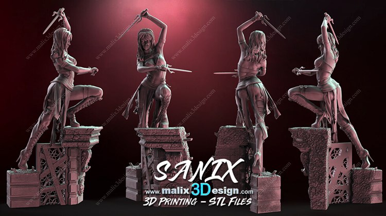 艾丽卡-3D合纵社-3D打印模型STL格式3mf格式免费下载！