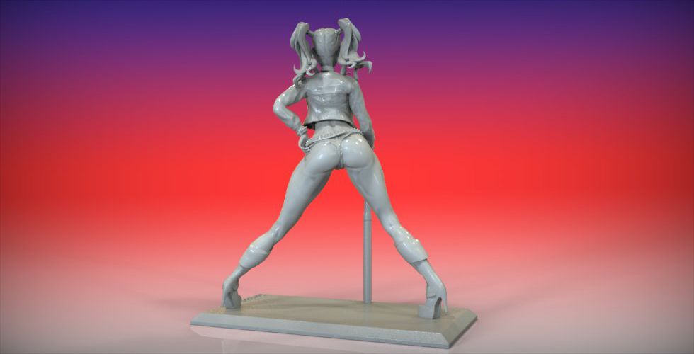 图片[3]-【DC英雄】Harley Quinn 哈莉奎因-3D合纵社-3D打印模型STL格式3mf格式免费下载！