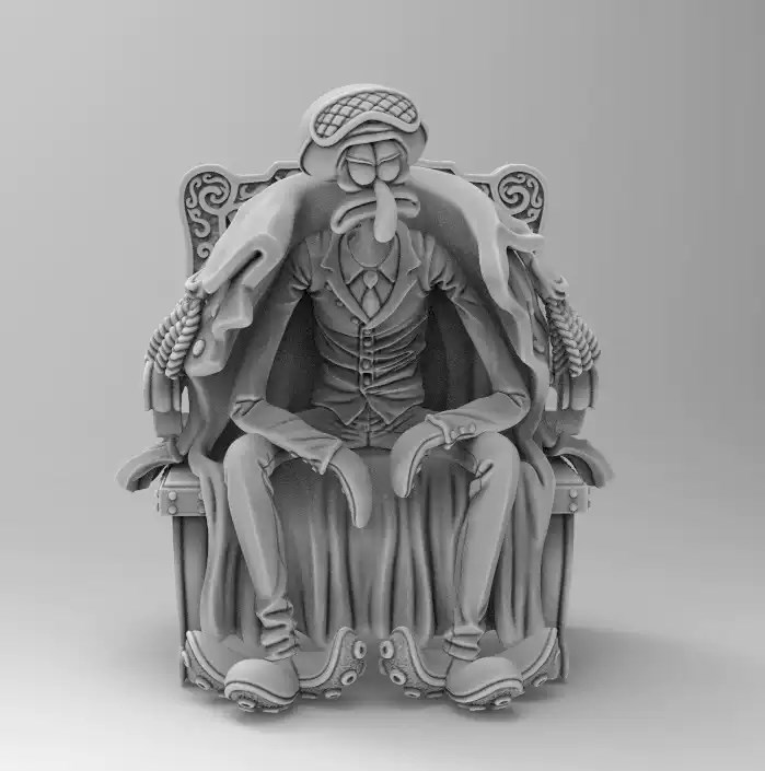 图片[4]-【海绵宝宝】章鱼哥大将版-3D合纵社-3D打印模型STL格式3mf格式免费下载！