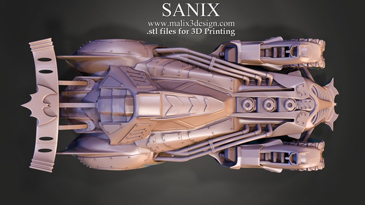 图片[4]-蝙蝠车-3D合纵社-3D打印模型STL格式3mf格式免费下载！