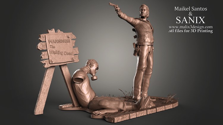 图片[4]-【行尸走肉】瑞克-3D合纵社-3D打印模型STL格式3mf格式免费下载！