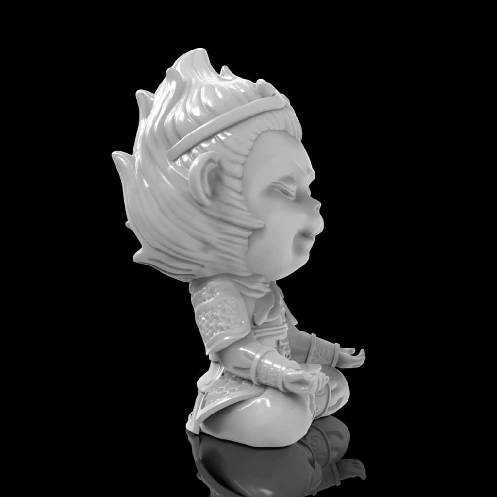 图片[3]-打坐的小齐天大圣-3D合纵社-3D打印模型STL格式3mf格式免费下载！