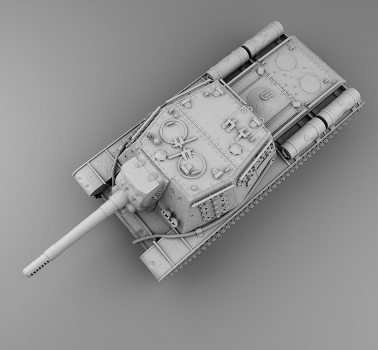 图片[3]-SU-152坦克-3D合纵社-3D打印模型STL格式3mf格式免费下载！
