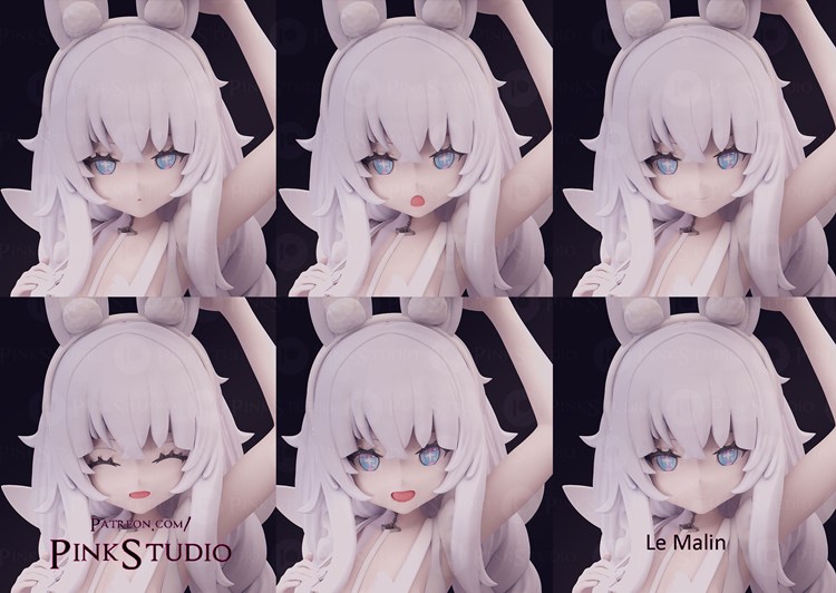 图片[2]-兔女郎-3D合纵社-3D打印模型STL格式3mf格式免费下载！