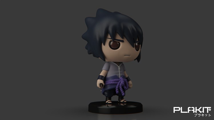 图片[4]-【火影忍者】Q版佐助-3D合纵社-3D打印模型STL格式3mf格式免费下载！