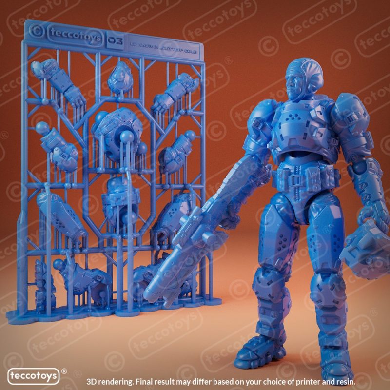 利刃·马文·科尔中尉-3D合纵社-3D打印模型STL格式3mf格式免费下载！