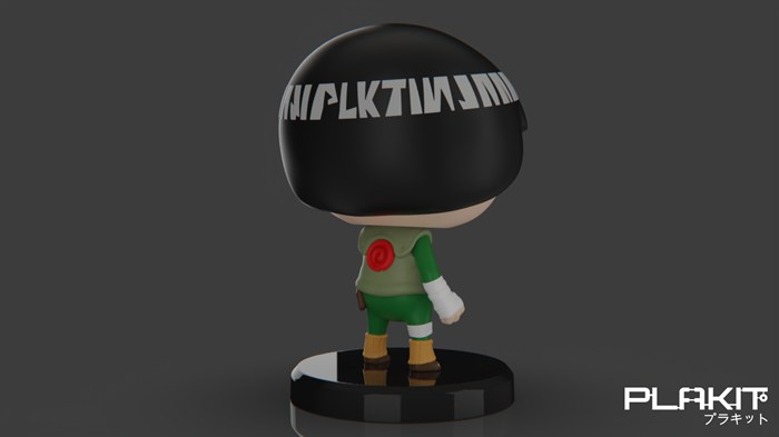 图片[2]-【火影忍者】Q版小李-3D合纵社-3D打印模型STL格式3mf格式免费下载！