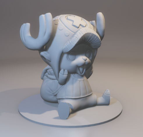 【海贼王】乔巴-3D合纵社-3D打印模型STL格式3mf格式免费下载！