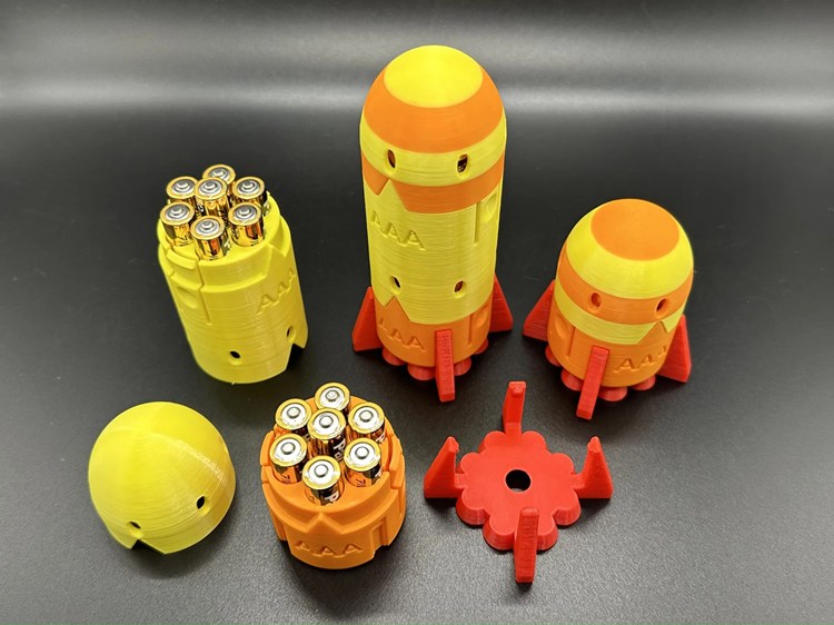 火箭电池仓-3D合纵社-3D打印模型STL格式3mf格式免费下载！
