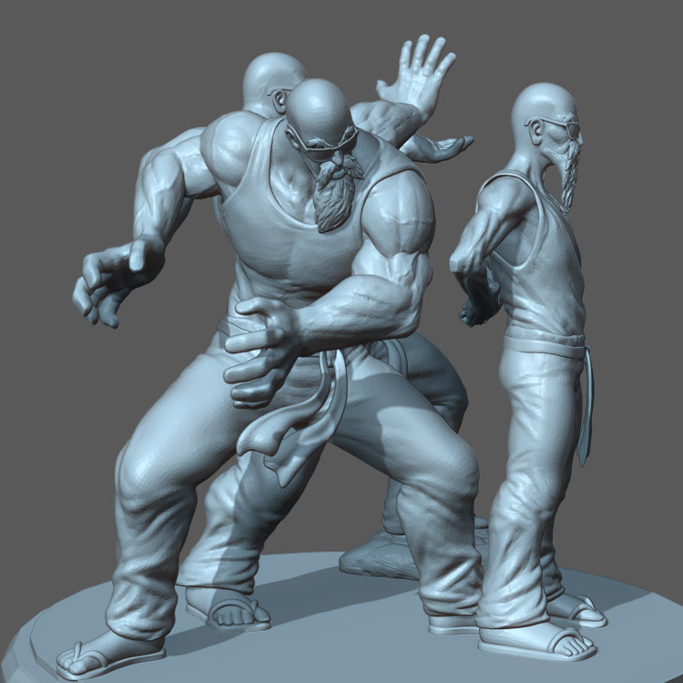 【龙珠】龟仙人-3D合纵社-3D打印模型STL格式3mf格式免费下载！