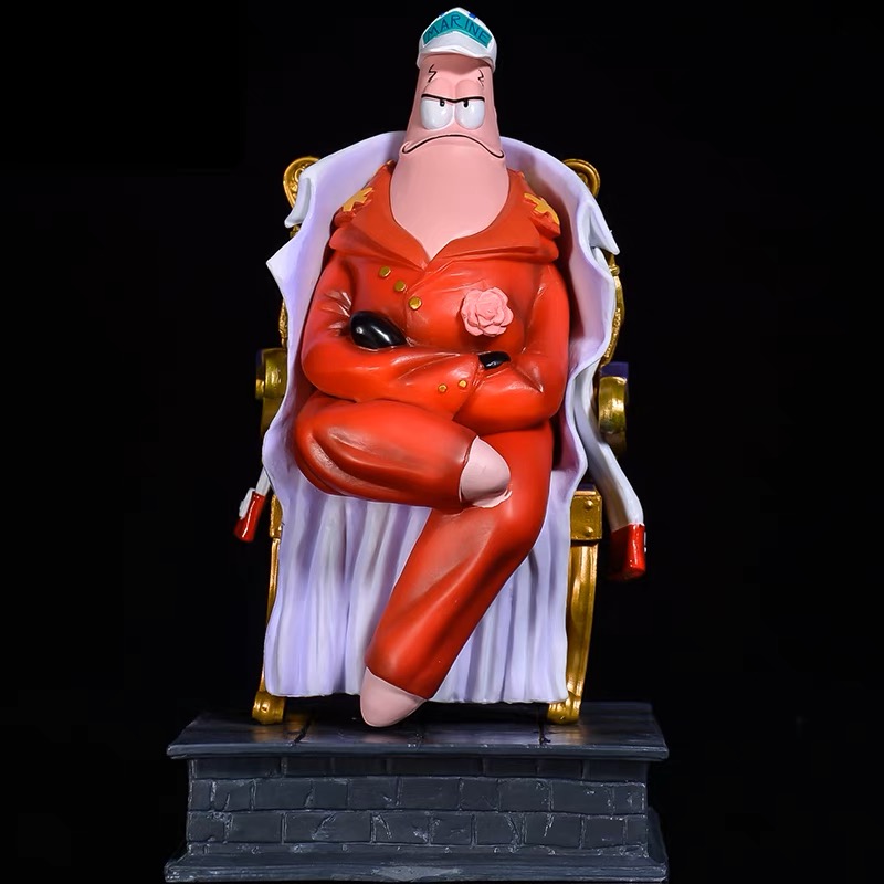 【海绵宝宝】派大星大将版-3D合纵社-3D打印模型STL格式3mf格式免费下载！