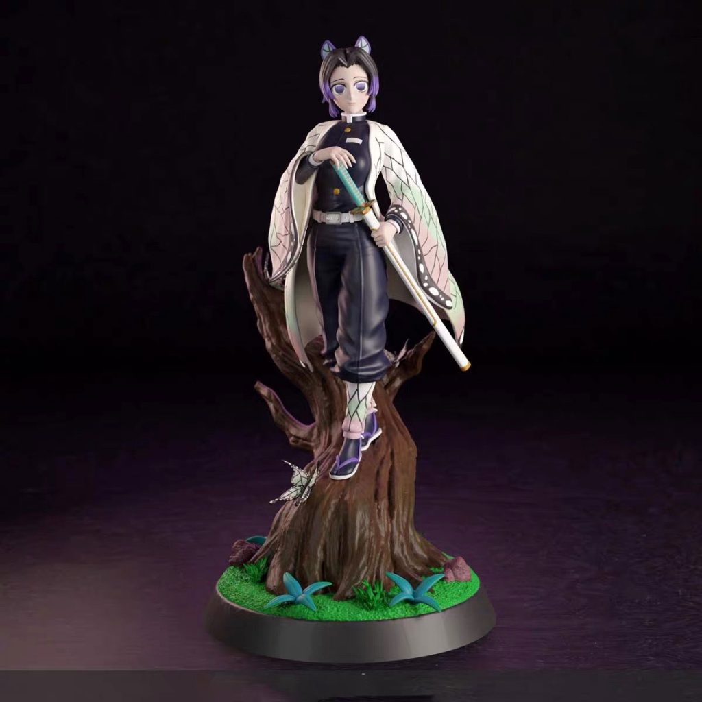 【鬼灭之刃】蝴蝶忍-3D合纵社-3D打印模型STL格式3mf格式免费下载！
