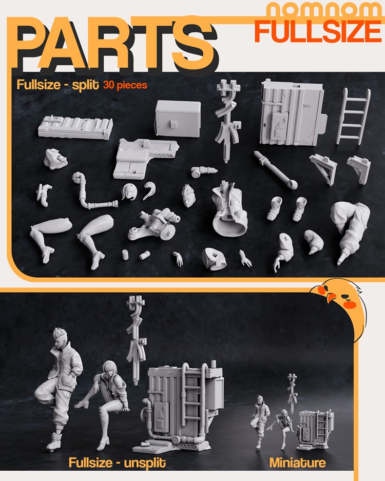 图片[2]-【赛博朋克】边缘行者-3D合纵社-3D打印模型STL格式3mf格式免费下载！