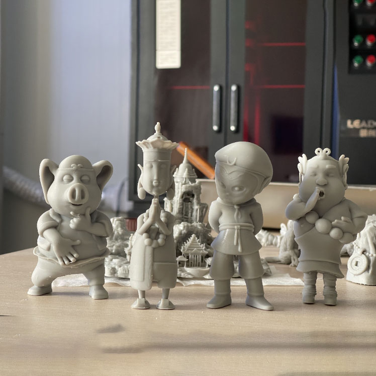 【西游记】师徒四人-3D合纵社-3D打印模型STL格式3mf格式免费下载！