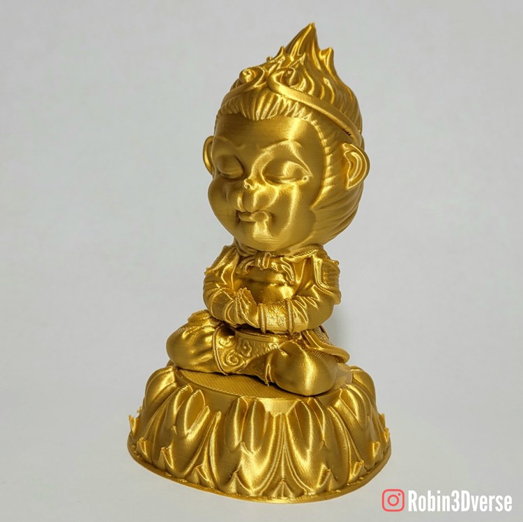 图片[2]-双手合十的小齐天大圣-3D合纵社-3D打印模型STL格式3mf格式免费下载！