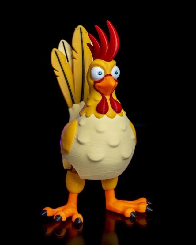 大公鸡-3D合纵社-3D打印模型STL格式3mf格式免费下载！
