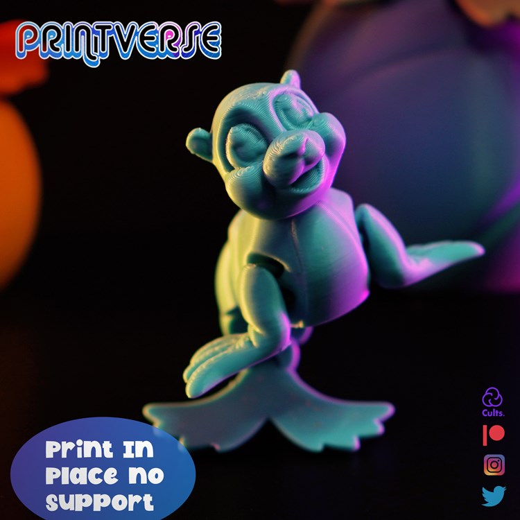 图片[2]-海豹SeaLion_Head-3D合纵社-3D打印模型STL格式3mf格式免费下载！