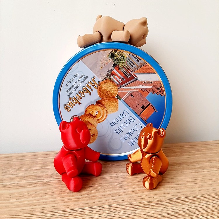 图片[2]-小熊手机支架-3D合纵社-3D打印模型STL格式3mf格式免费下载！