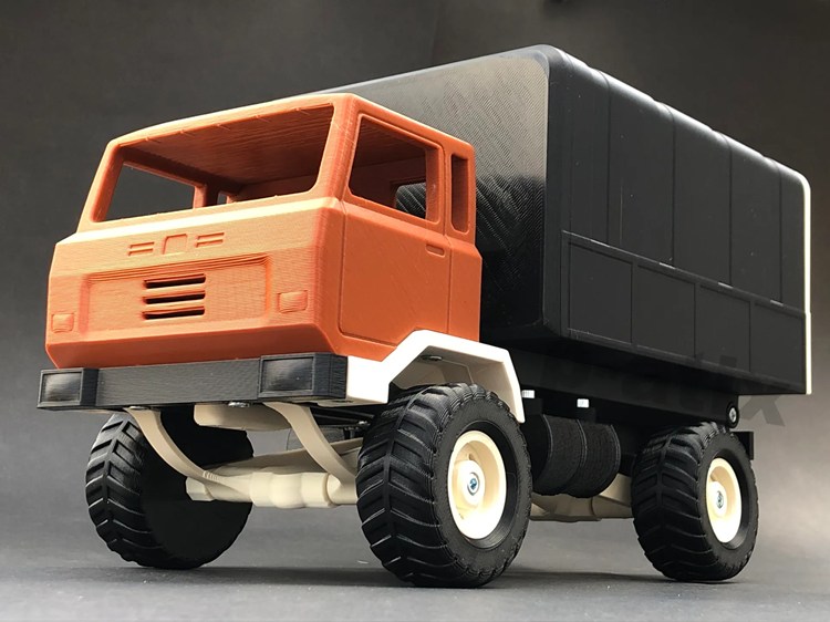 越野半挂车-3D合纵社-3D打印模型STL格式3mf格式免费下载！