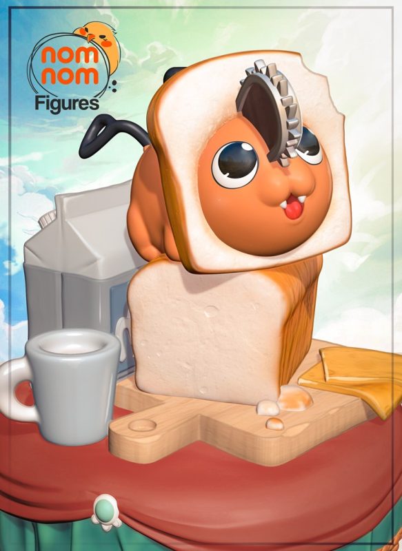 【电锯人】面包波奇-3D合纵社-3D打印模型STL格式3mf格式免费下载！