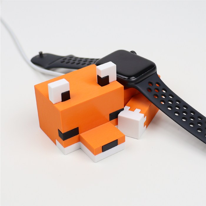 图片[4]-小狐狸苹果手表支架-3D合纵社-3D打印模型STL格式3mf格式免费下载！