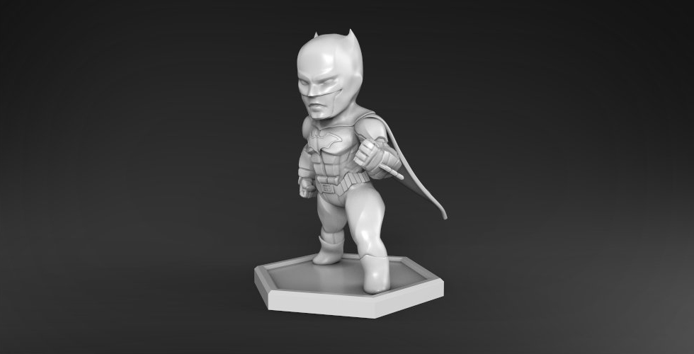 图片[3]-【DC英雄】Chibi Batman Q版蝙蝠侠-3D合纵社-3D打印模型STL格式3mf格式免费下载！