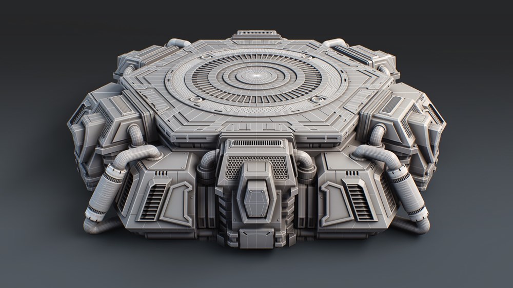 图片[2]-机甲地台-3D合纵社-3D打印模型STL格式3mf格式免费下载！