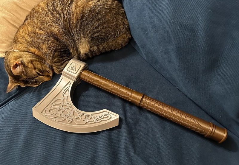 维京战斧-3D合纵社-3D打印模型STL格式3mf格式免费下载！