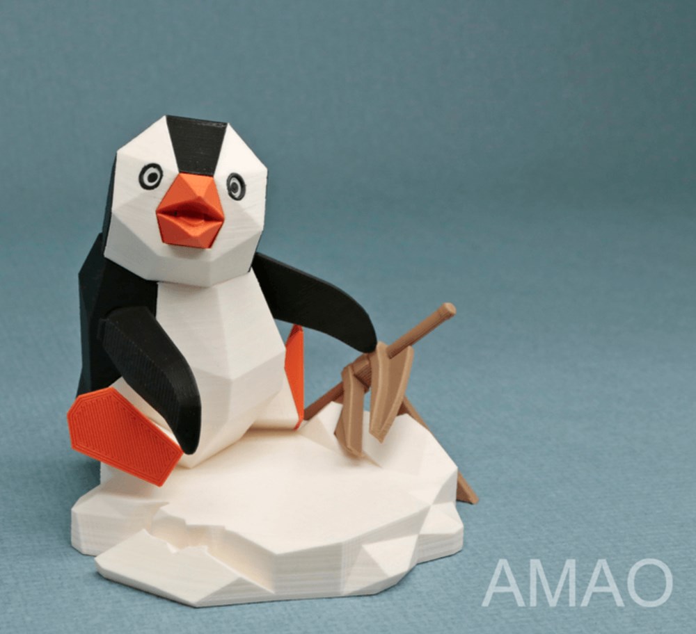 图片[3]-关节可活动的企鹅-3D合纵社-3D打印模型STL格式3mf格式免费下载！
