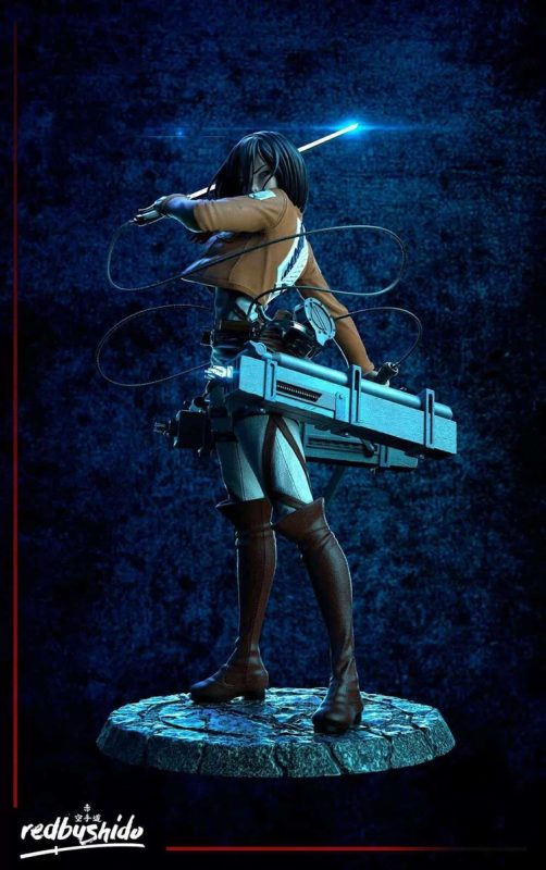 【进击的巨人】三笠阿克曼武装版-3D合纵社-3D打印模型STL格式3mf格式免费下载！