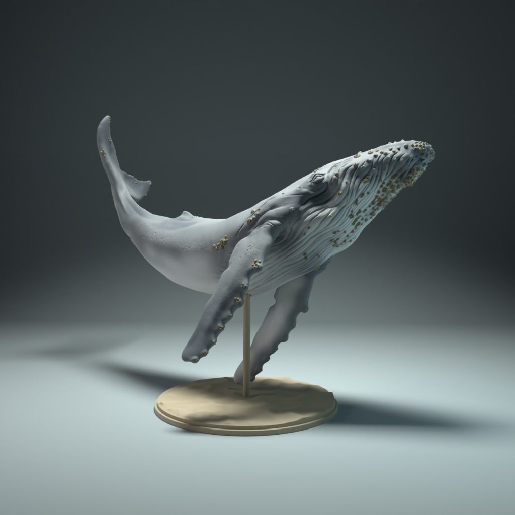 鲸鱼-3D合纵社-3D打印模型STL格式3mf格式免费下载！