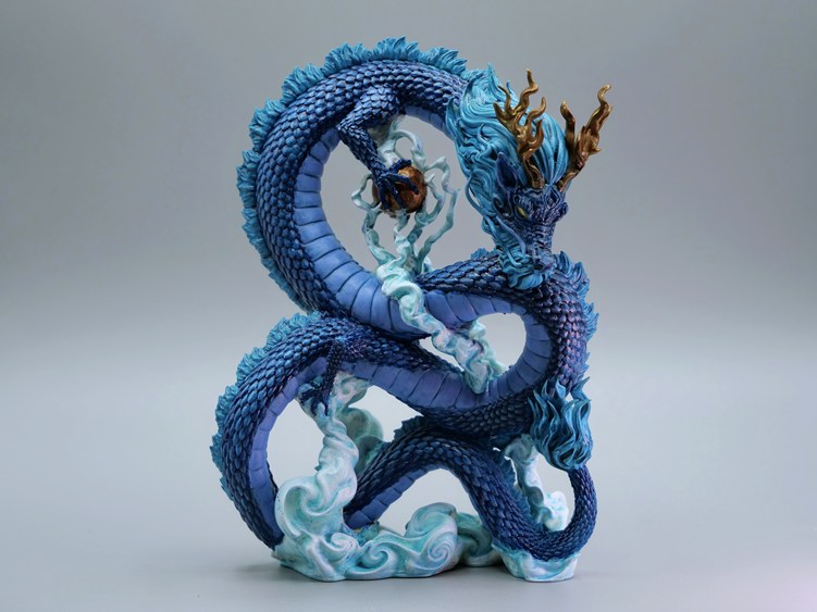 中国龙-3D合纵社-3D打印模型STL格式3mf格式免费下载！
