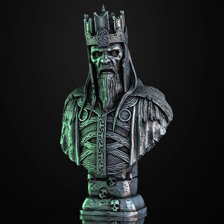 图片[3]-【指环王】死亡之王的半身像-3D合纵社-3D打印模型STL格式3mf格式免费下载！