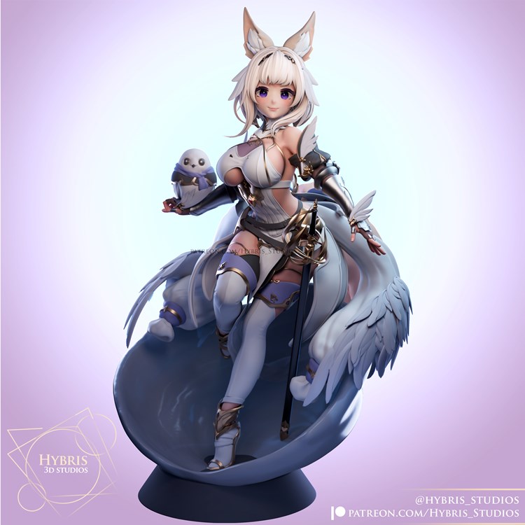 【圣园响】Misono_Hibiki-3D合纵社-3D打印模型STL格式3mf格式免费下载！