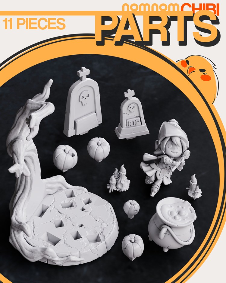 图片[2]-【游戏王】黑魔导女孩-3D合纵社-3D打印模型STL格式3mf格式免费下载！