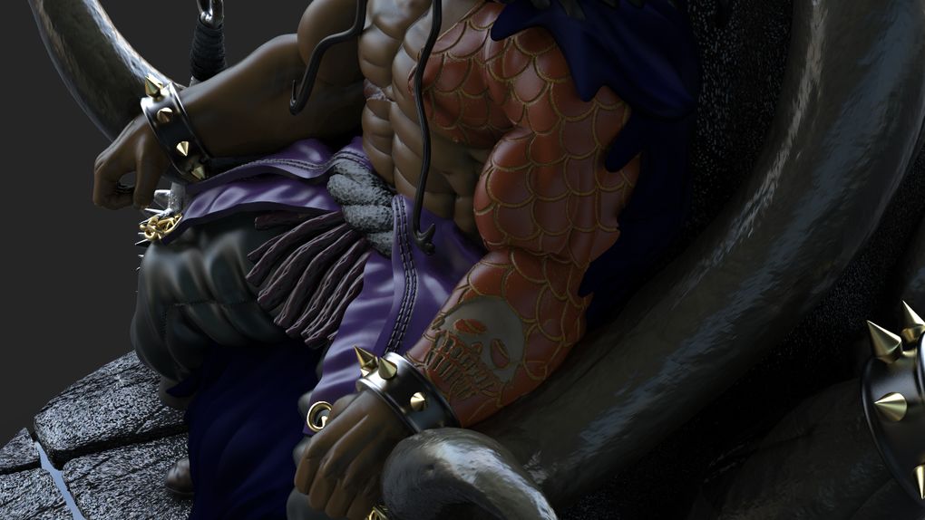 图片[4]-【海贼王】凯多-3D合纵社-3D打印模型STL格式3mf格式免费下载！