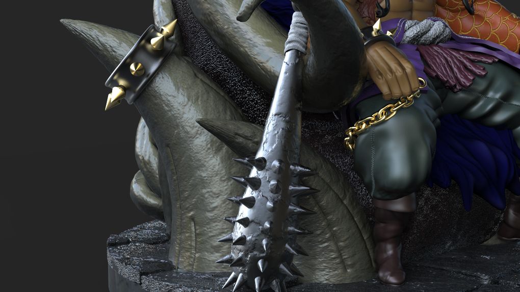 图片[3]-【海贼王】凯多-3D合纵社-3D打印模型STL格式3mf格式免费下载！